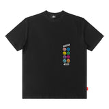 Men T Shirt West Coast Cartoon Printed Short Sleeve T-shirt Men and Women Loose Casual