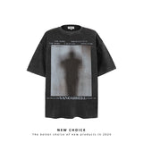 American vintage street T-shirt men's loose top