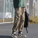 Men Sweatpants Overalls Men's Casual Pants Retro Loose