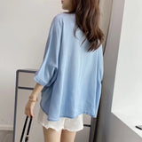 Women T-shirt Denim Shirt Women's Spring Design Loose Top