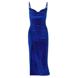 Homecoming Dresses Tight Fashion Slim Slim Split Suspender Dress