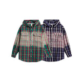 Unisex Sweater Autumn Trendy Hooded Color Block Shirt
