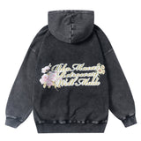 Men Hoodie Letter Printed Hoodie Men's Loose Autumn and Winter