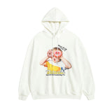 Men Long Sleeve Shirt Vintage Couple Hooded Sweater Men and Women All-Matching Hoodie