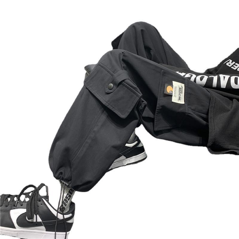 Men Sweatpants Functional Overalls Men's Autumn Pants Casual Pants