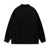 Men Long Sleeved T Shirt Printed Long Sleeve Shirt Men Spring and Autumn Loose Casual Outerwear Coat Shirt