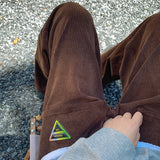 Men Sweatpants Corduroy Pants Men's Winter Overalls Casual Pants
