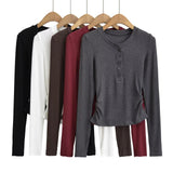 Women T-Shirt Long Sleeve Bottoming Shirt T-shirt Autumn Women's Top