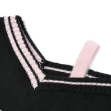 Women Sweater Girls' Spring and Autumn Letter Embroidered Sweater