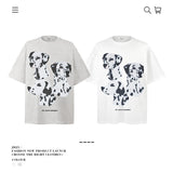 American vintage street T-shirt vintage cotton men and women summer