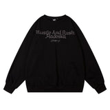 Men Hoodie Loose round Neck Sweater Men Spring and Autumn Simplicity Casual