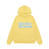 Men Hoodie Embroidered Letter Hooded Sweater Men's Loose Pullover Long Sleeve Hoodie