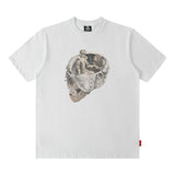 Men T Shirt Printed Short-Sleeved T-shirt Men's Fashion Brand Street round Neck Loose