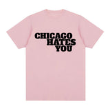 Chief Keef T Shirt Rapper Chief Keef Chicago Hates You Same Style T-shirt Men F
