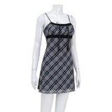 Women Desses Strap Stitching Dress Skirt