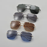 Chrome Hearts Sunglasses Frameless Ultra Light Titanium Pilot Sunglasses