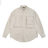 Men's Long Sleeve T Shirt Men's Ins Casual Loose Design Shirt Thin Coat