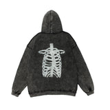 Men Hoodie Printed Hoodie Men Fashion Brands Washed Old Loose