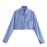 Women T-shirt Autumn Shirt Loose Lapel Long Sleeves Top