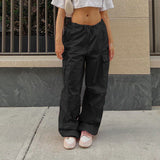Women Pants Loose Straight Loose Tappered Casual Pants