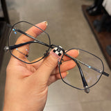 CHH Chrome Hearts Glasses Ultra Light Pure Titanium Polygon Frame Myopia Glasses Frame