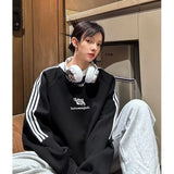 Men Hoodie Sweater Men's Autumn Retro Fashion Brand Loose Sports and Leisure without Hat