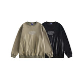 Unisex Jacket Autumn Flame Brushed round Neck Sweaters Women's Clothing
