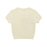 Women Sweater Short-Sleeved Sweater Women's Summer Casual round Neck Pullover