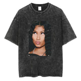 Nicki Minaj Vintage Washed T Shirt Gag City Pink Friday