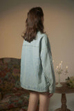 Unisex Jacket Fall Vintage Denim Jacket Women's Clothing