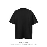 American vintage street T-shirt men's loose summer half-sleeved shirt