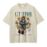 Guido Mista T-shirt Sex Pistol Oversized Vintage Washed