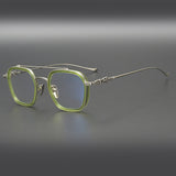 CHH Chrome Hearts Glasses Double-bridge Square Eyeglass Frames