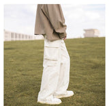 Men Sweatpants Japanese Men's Fashion Brand Loose Straight Mopping Pants