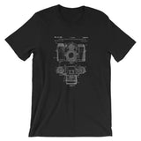 Camera Patent T-Shirt. Premium 100 Soft Cotton