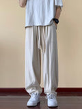 Men Sweatpants Men's Summer Loose Straight Drooping Sports Pants
