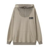 Men Hoodie Sweater Men's Autumn and Winter Washed and Worn Loose