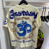 HS T Shirt Yoga Girl Print Casual Loose