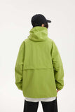 Unisex Jacket Autumn Double Zipper Contrast Color Shell Jacket Women's Clothing