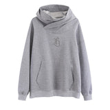 Men Hoodie Hooded Sweater Men's Autumn Loose Embroidered Long-Sleeved Hoodie