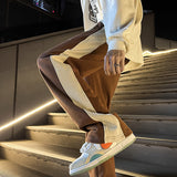 Men Sweatpants Men's Summer Fashion Brand Straight Sports Pants