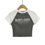 Women T-Shirt Short Sleeve Women's Raglan Sleeve T-shirt Top