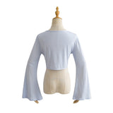 Women T-shirt Summer Cardigan Long Sleeve V-neck Slim Fit Sun Protection Shirt