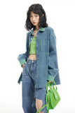 Unisex Jacket Autumn Color Double-Sided Washed Shirt