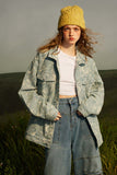 Unisex Jacket Autumn Three-Dimensional Denim Jacket Women's Clothing
