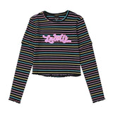 Women Long Sleeve T-Shirt Long Sleeve T-shirt Women's Autumn Casual round Neck Short Sleeves