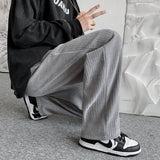 Men Sweatpants Corduroy Pants Men's Loose Casual
