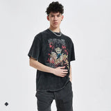 CHOSO T-shirts Hip Hop Vintage Washed Anime Getou