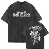 Washed Vintage Bad Omens Band Tshirt THE DEATH