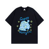 Men T Shirt Fashion Brand Sweet Cool Printed All-Matching Couple Short Sleeve T-shirt Men and Women